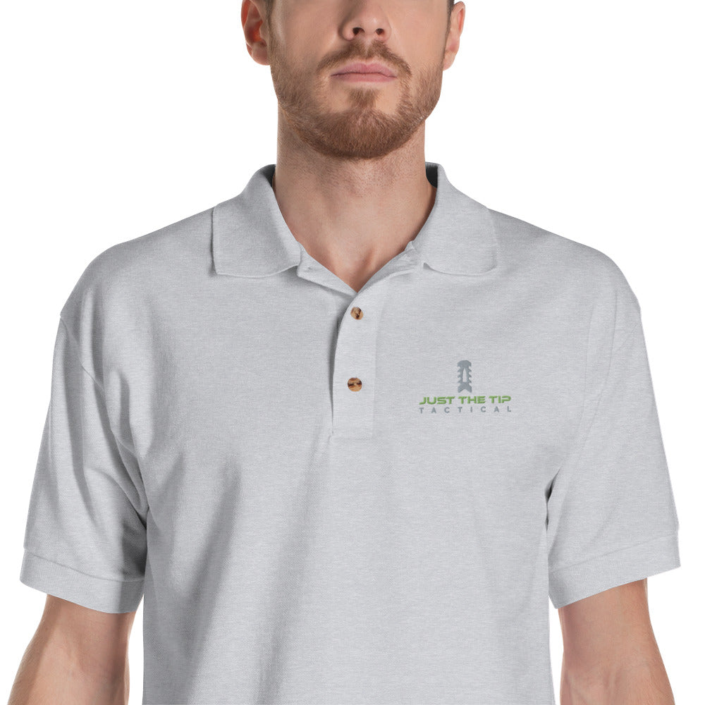 Just The Tip Embroidered Polo Shirt