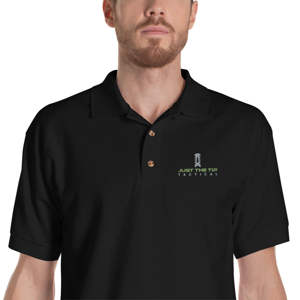 Just The Tip Embroidered Polo Shirt