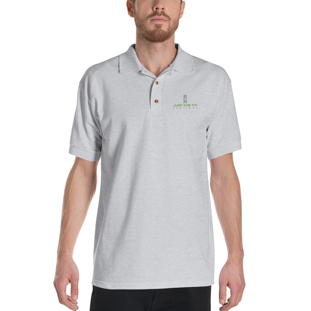 Just The Tip Embroidered Polo Shirt